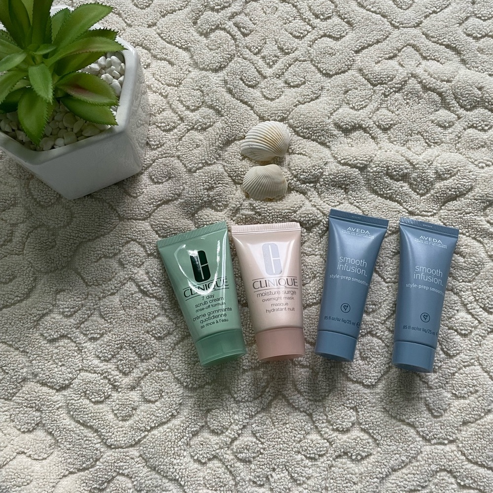Bundle of mini skincare/ hair products